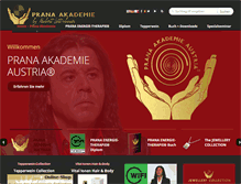 Tablet Screenshot of prana-akademie.com
